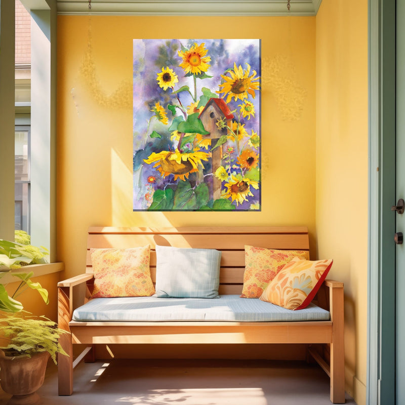 Outdoor Canvas Art 30x40 Auntie's Garden