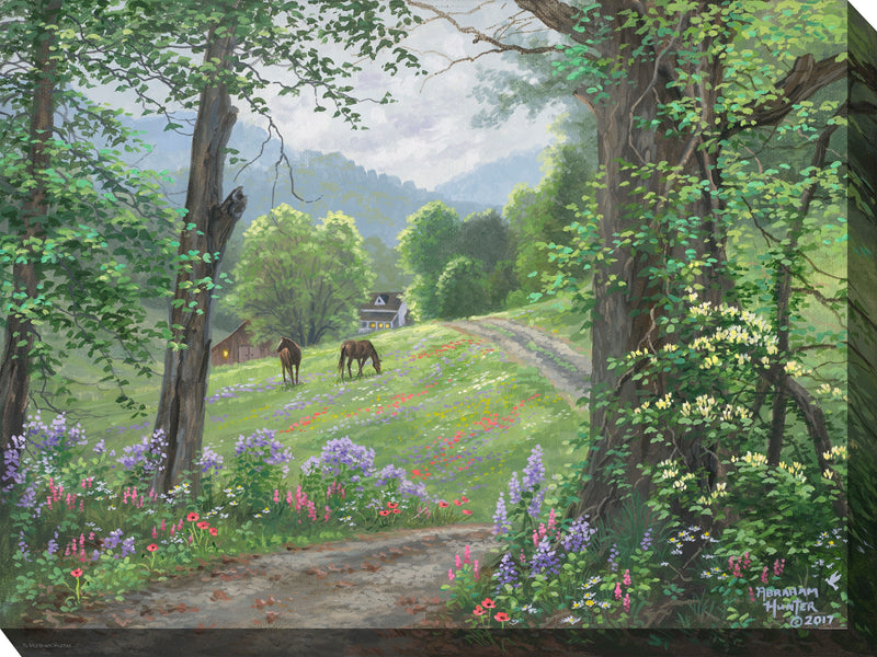 Outdoor Canvas Art 40x30 The Ridge