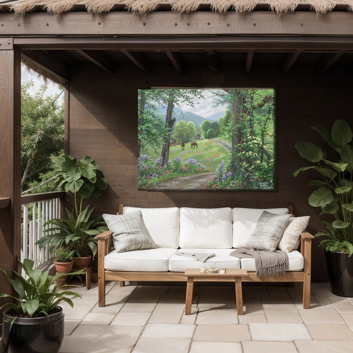 Outdoor Canvas Art 40x30 The Ridge