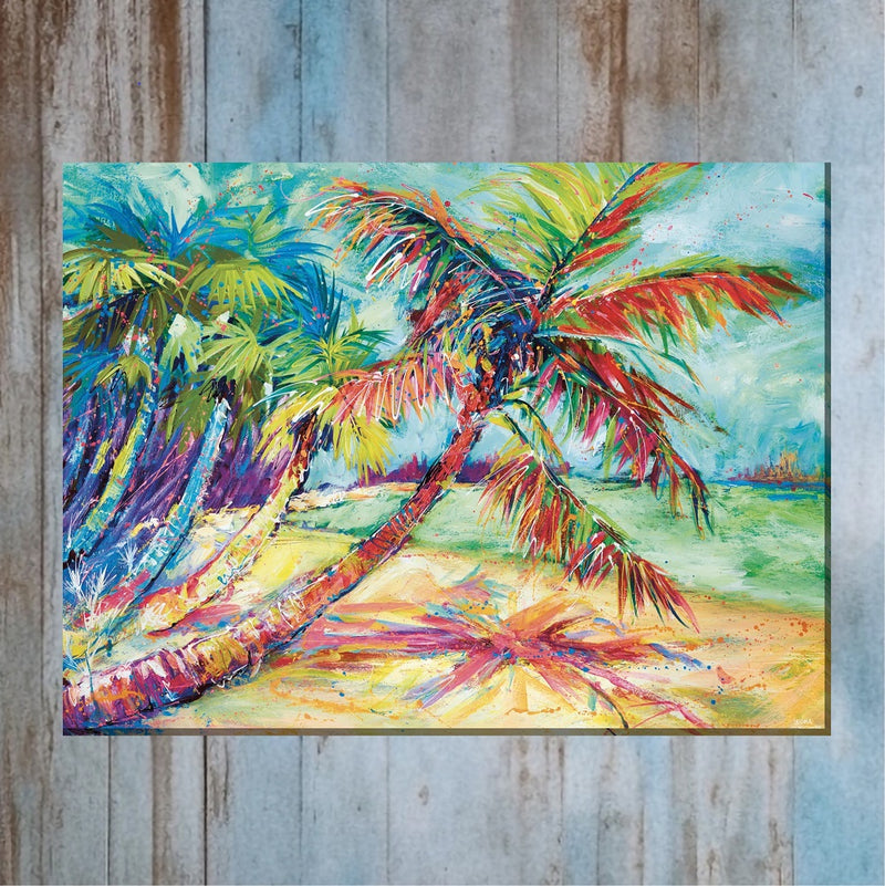 Outdoor Canvas Art 40x30 Swanky Palm