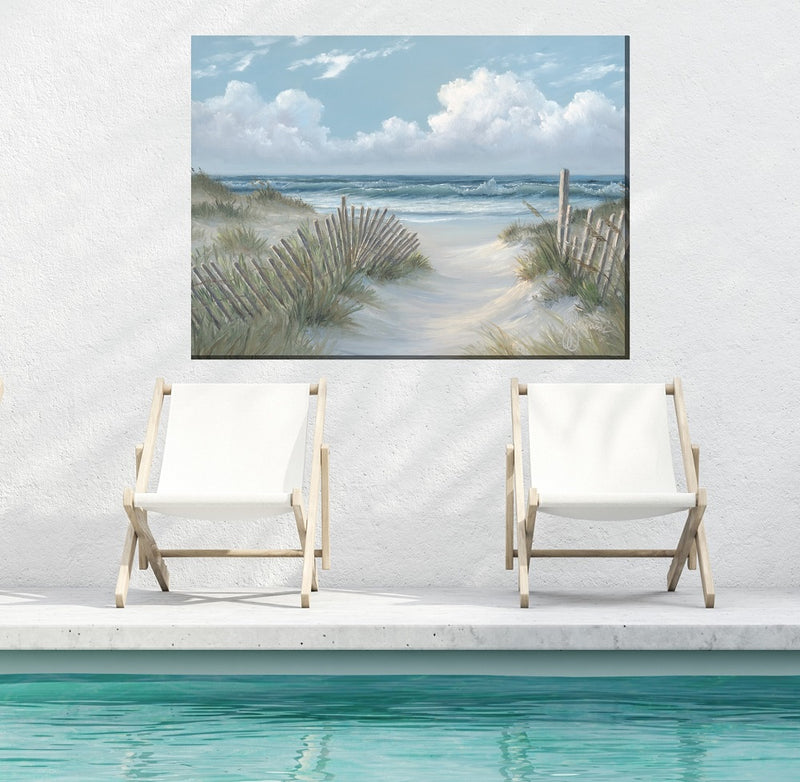 Outdoor Canvas Art 40x30 Coastal Morning