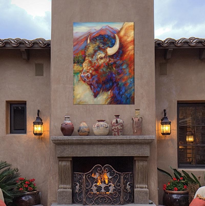 Outdoor Canvas Art 30x40 Bulls Eye