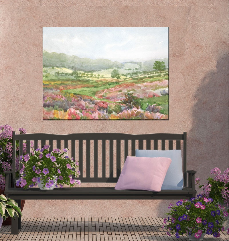 Outdoor Canvas Art 40x30 Misty Moors