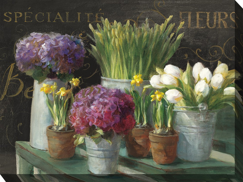 Outdoor Canvas Art 40x30 French Market