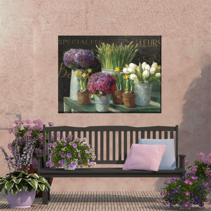 Outdoor Canvas Art 40x30 French Market