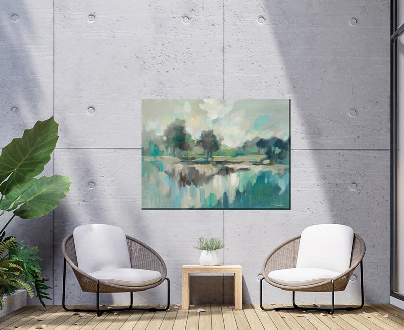 Outdoor Canvas Art 40x30 Blue Day