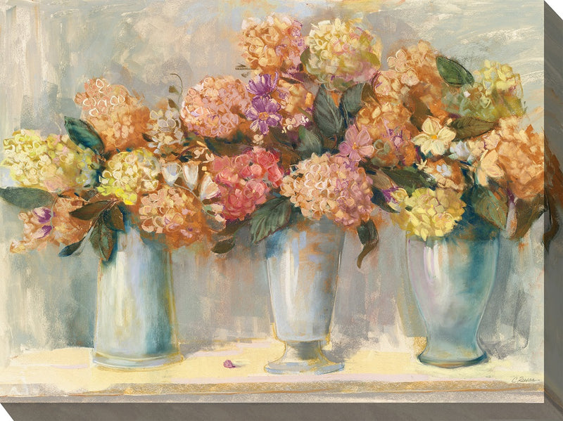 Outdoor Canvas Art 40x30 Spiced Hydrangeas