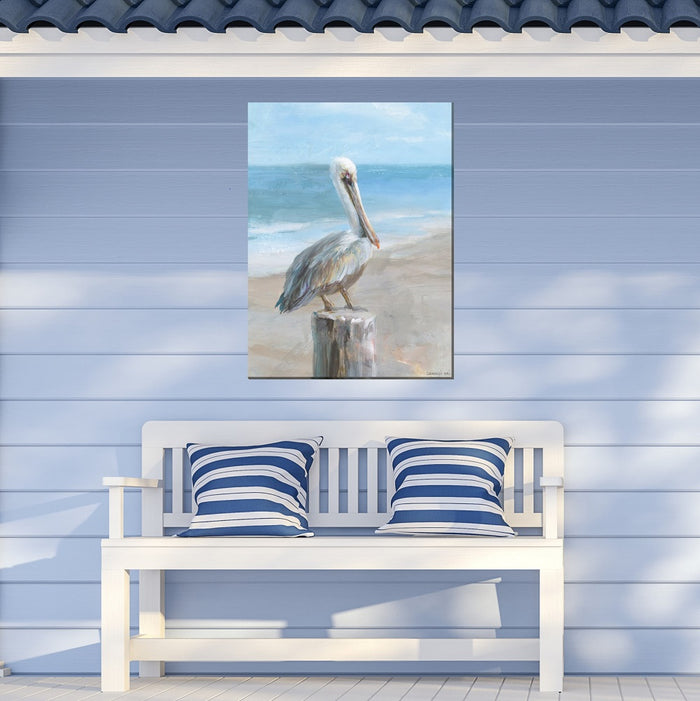 Outdoor Canvas Art 30x40 Pelican Portrait