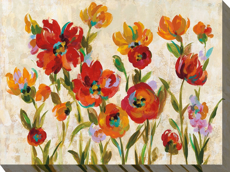 Outdoor Canvas Art 40x30 Jaunty Garden