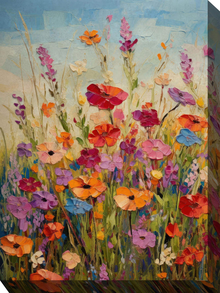 Outdoor Canvas Art 30x40 Beaming Blossoms