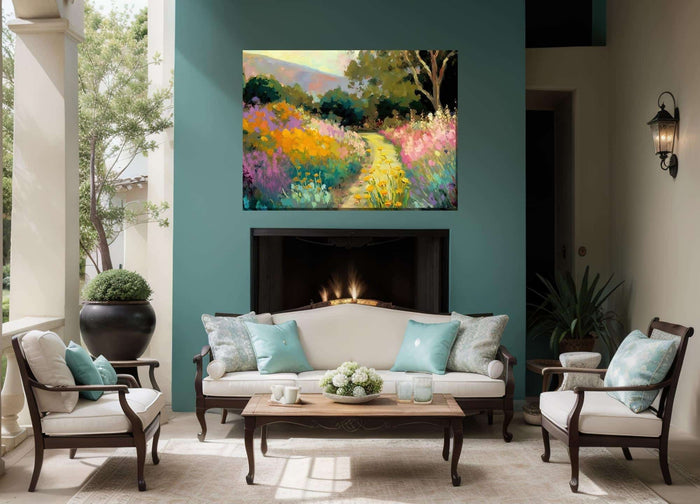 Outdoor Canvas Art 40x30 Hilltop Hike