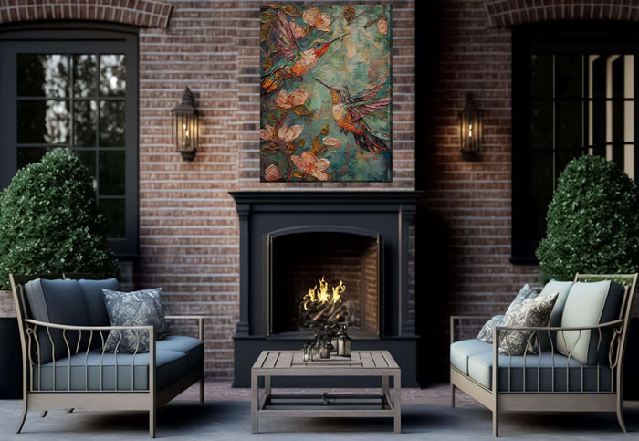 Outdoor Canvas Art 30x40 Regal Hummers