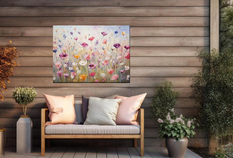 Outdoor Canvas Art 40x30 Genteel Garden