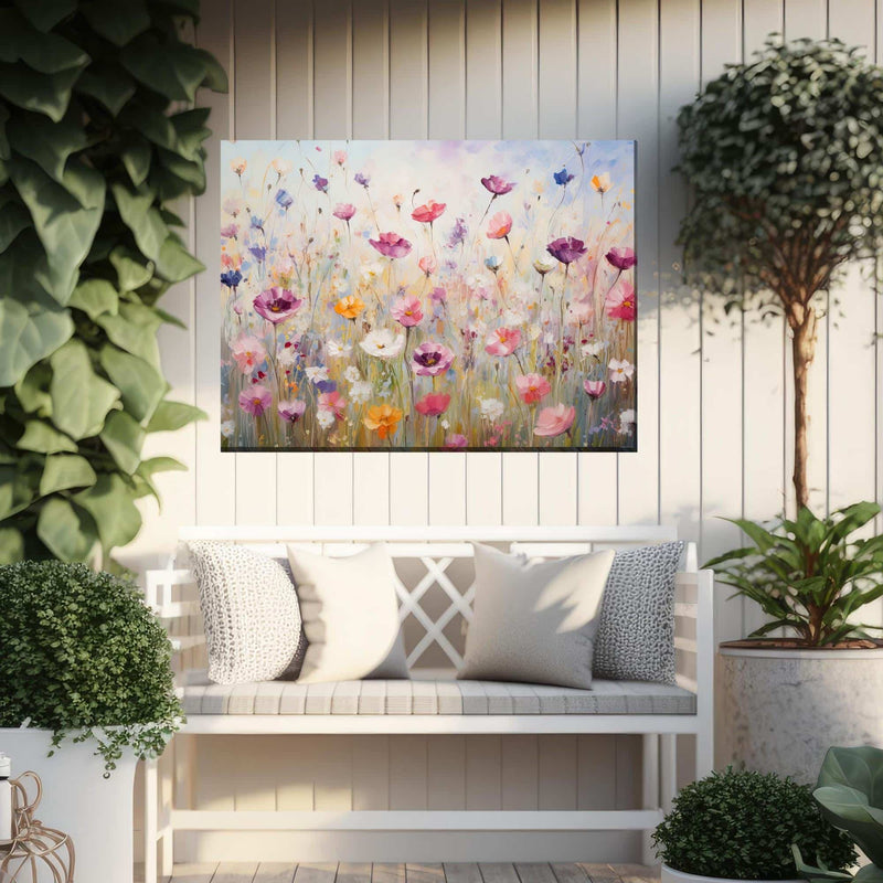 Outdoor Canvas Art 40x30 Genteel Garden