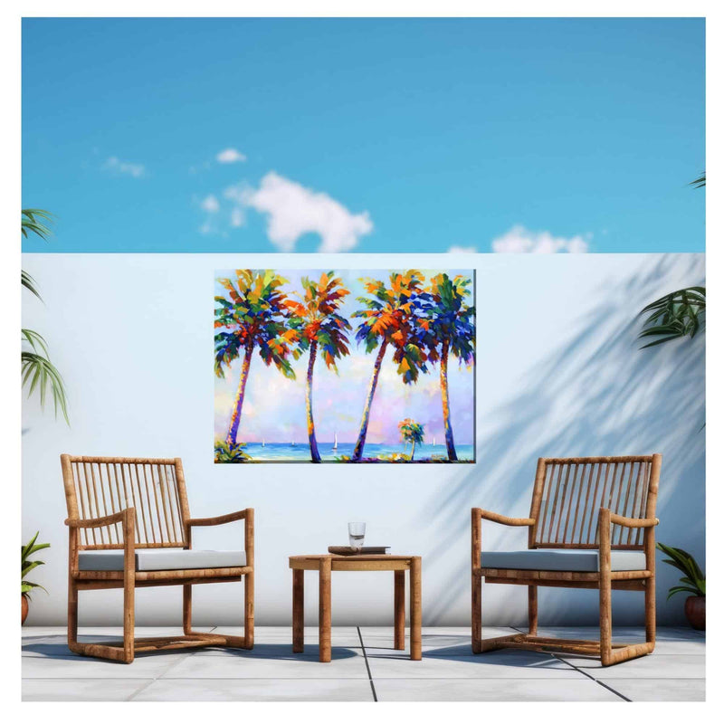 Outdoor Canvas Art 40x30 The Flamboyant Four