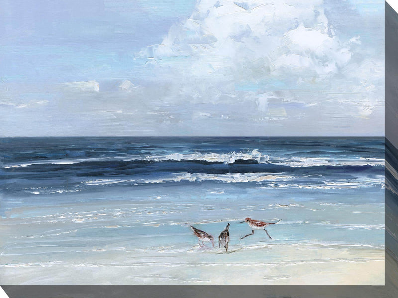 Outdoor Canvas Art 40x30 Beachcombers