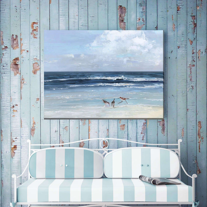 Outdoor Canvas Art 40x30 Beachcombers