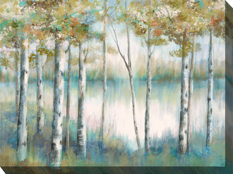 Outdoor Canvas Art 40x30 Riverside Thicket