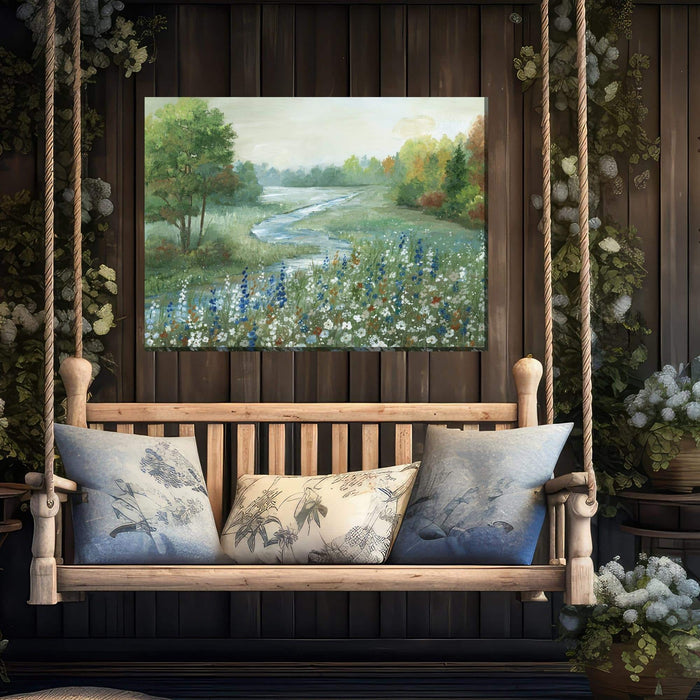 Outdoor Canvas Art 40x30 Pristine Pasture