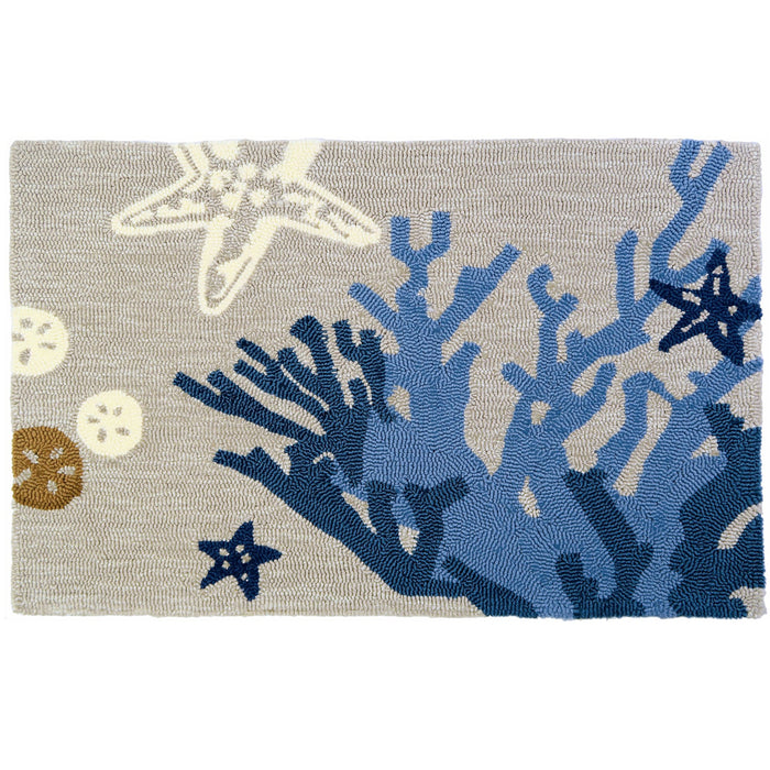 Outdoor Rugs Tranquil Coral & Starfish