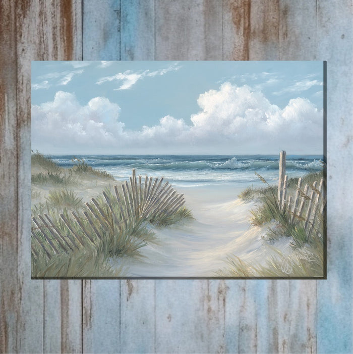 Outdoor Canvas Art 40x30 Coastal Morning