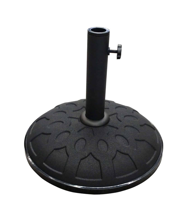 Umbrella Base - Resin - 17.5 Inches - Adjustable - My Backyard Decor