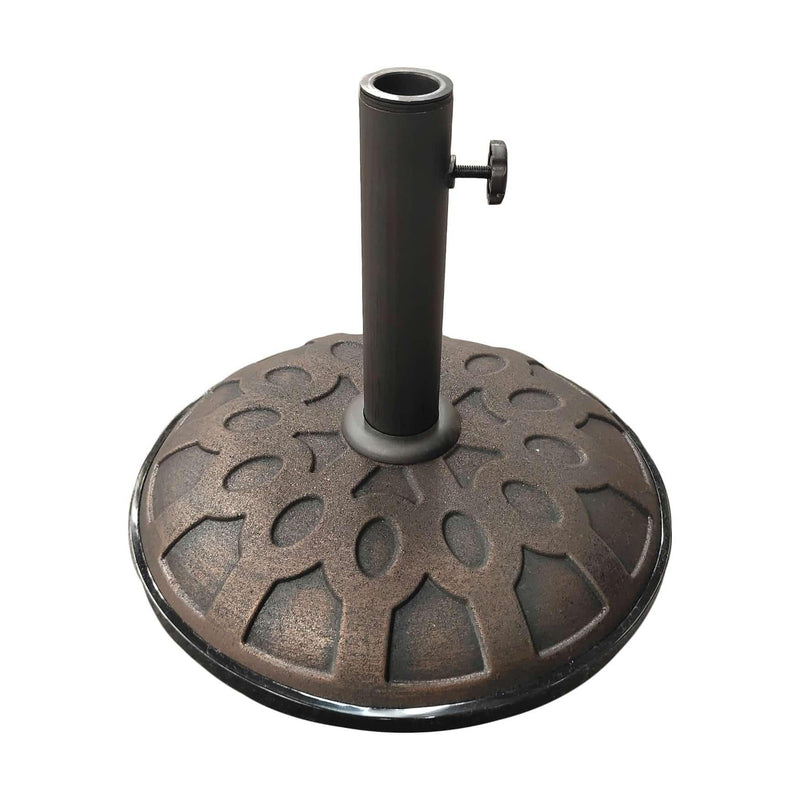 Umbrella Base - Resin - 17.5 Inches - Adjustable - My Backyard Decor