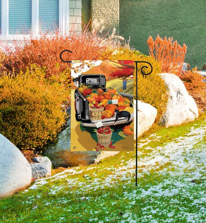 Garden Flag - BreezeArt - Pumpkin Truck