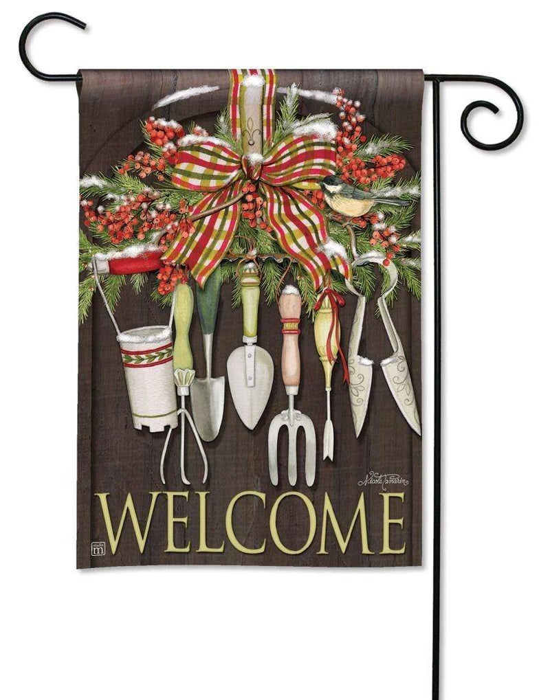 Garden Flag - BreezeArt - Winter Gardening