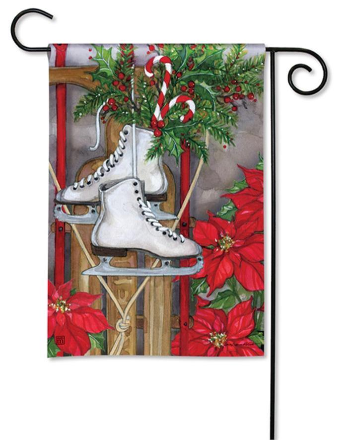 Garden Flag - BreezeArt - Sled & Skates