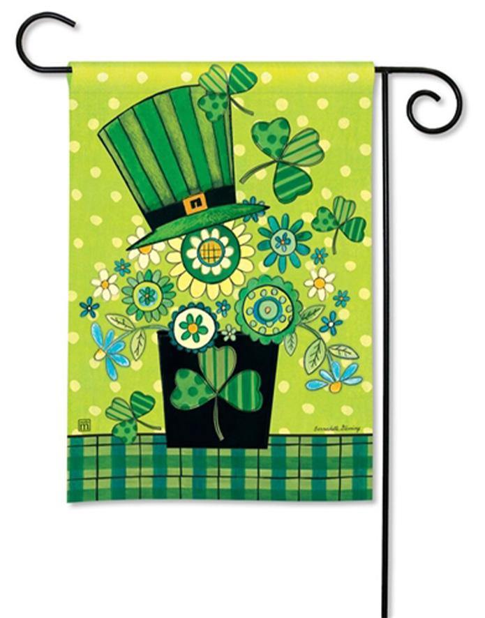 Garden Flag - BreezeArt - Blooming Irish