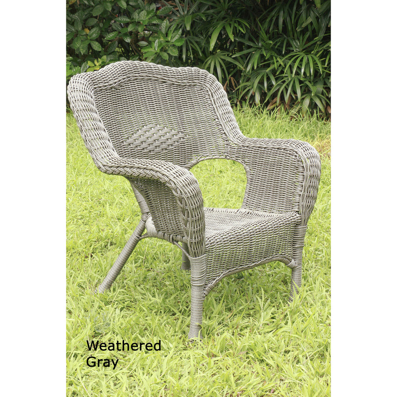 Patio Chair – Resin Wicker & Steel – Maui