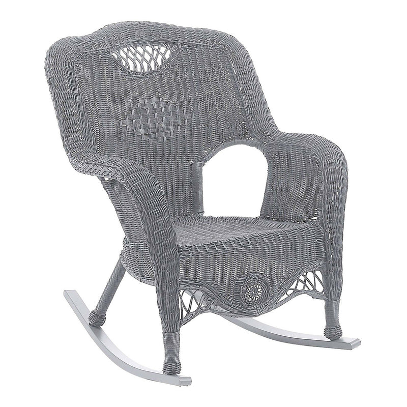 Patio Rocker – Resin Wicker & Aluminum - Riviera - My Backyard Decor