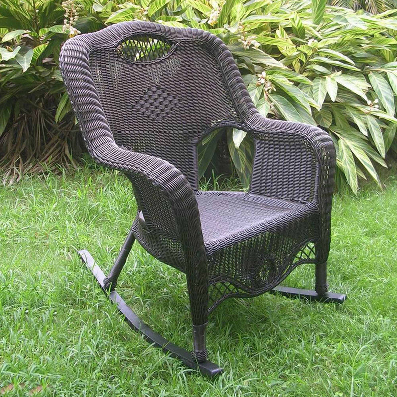 Patio Rocker – Resin Wicker & Aluminum - Riviera