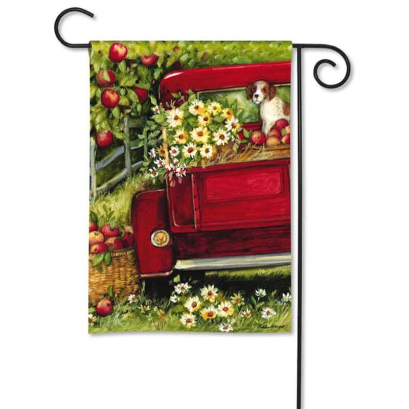 Garden Flag - BreezeArt - Red Truck