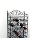 24 Bottle Wine Rack – Powder Coated Iron - Mandalay - My Backyard Decor