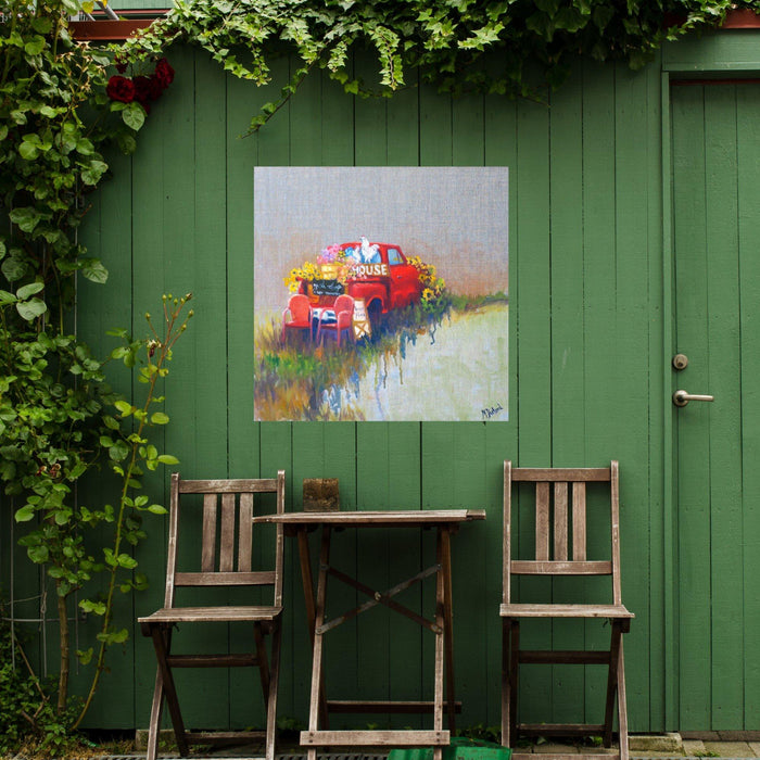 Outdoor Canvas Art 24x24 Sweet Tea - My Backyard Decor