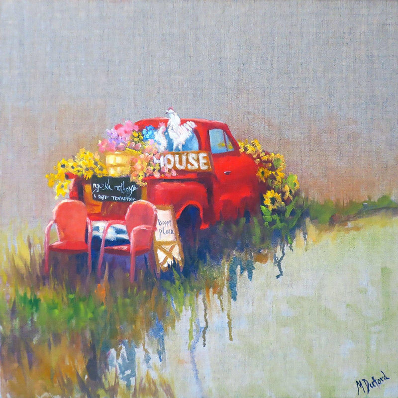 Outdoor Canvas Art 24x24 Sweet Tea - My Backyard Decor