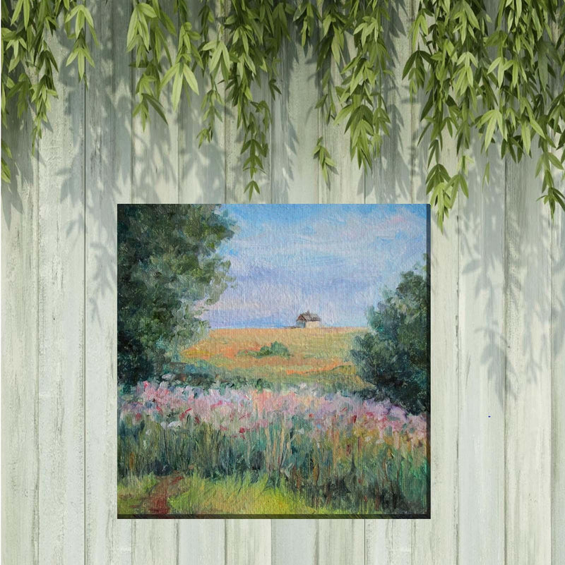 Outdoor Canvas Art 24x24 Long Way Home - My Backyard Decor