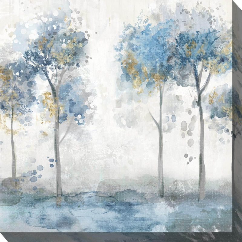 Outdoor Canvas Art 24x24 Glimmering Mist 1 - My Backyard Decor