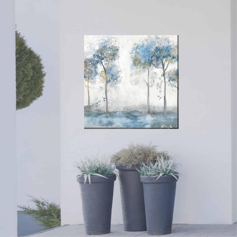 Outdoor Canvas Art 24x24 Glimmering Mist 1 - My Backyard Decor