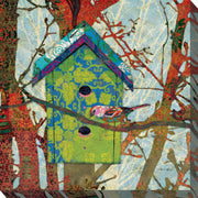 Outdoor Canvas Art 24x24 Birdie's Home - My Backyard Decor