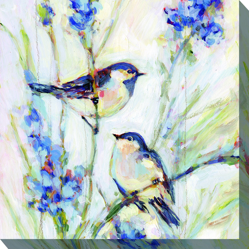 Outdoor Canvas Art 24x24 Meadow Blue