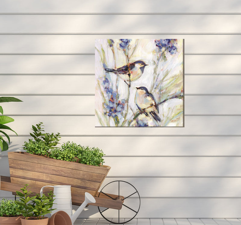 Outdoor Canvas Art 24x24 Meadow Blue