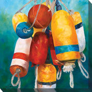 Outdoor Canvas Art 24x24 Buoys #1 - My Backyard Decor