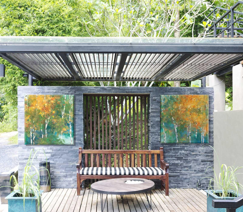 Outdoor Canvas Art 24x24 Obscure Forest - My Backyard Decor