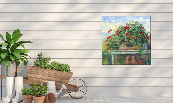 Outdoor Canvas Art 24x24 Down Home - My Backyard Decor