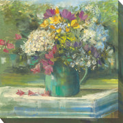 Outdoor Canvas Art 24x24 Picnic Posies - My Backyard Decor