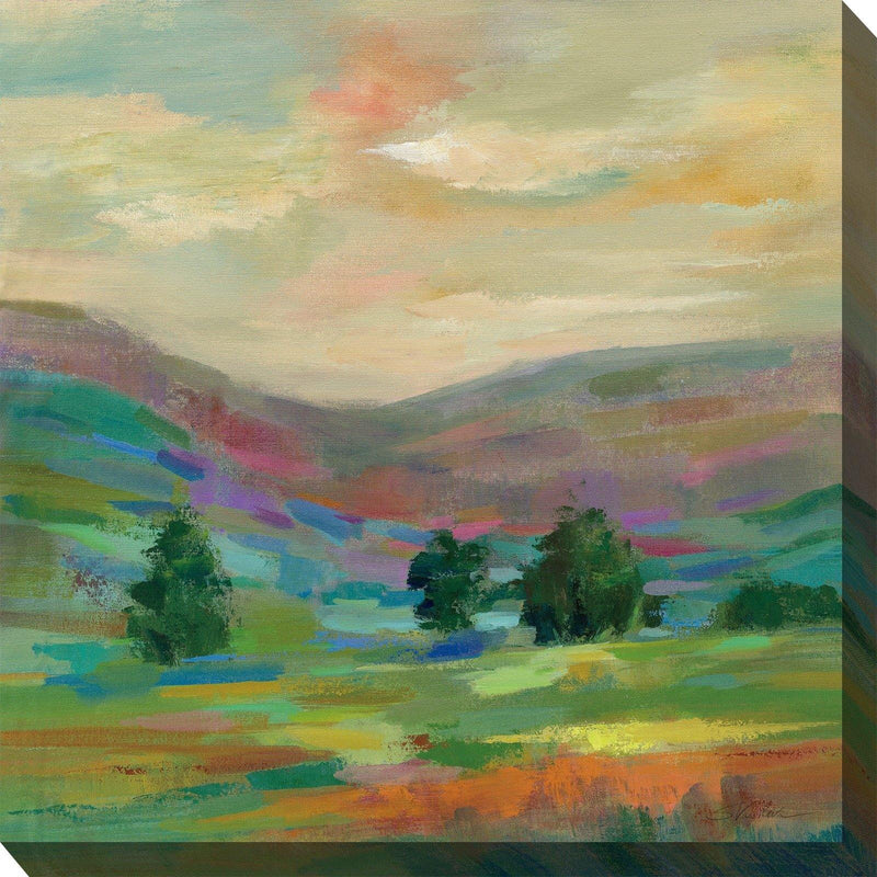 Outdoor Canvas Art 24x24 Fields Afar - My Backyard Decor