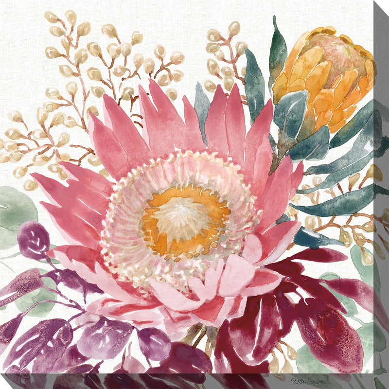 Outdoor Canvas Art 24x24 King Protea - My Backyard Decor